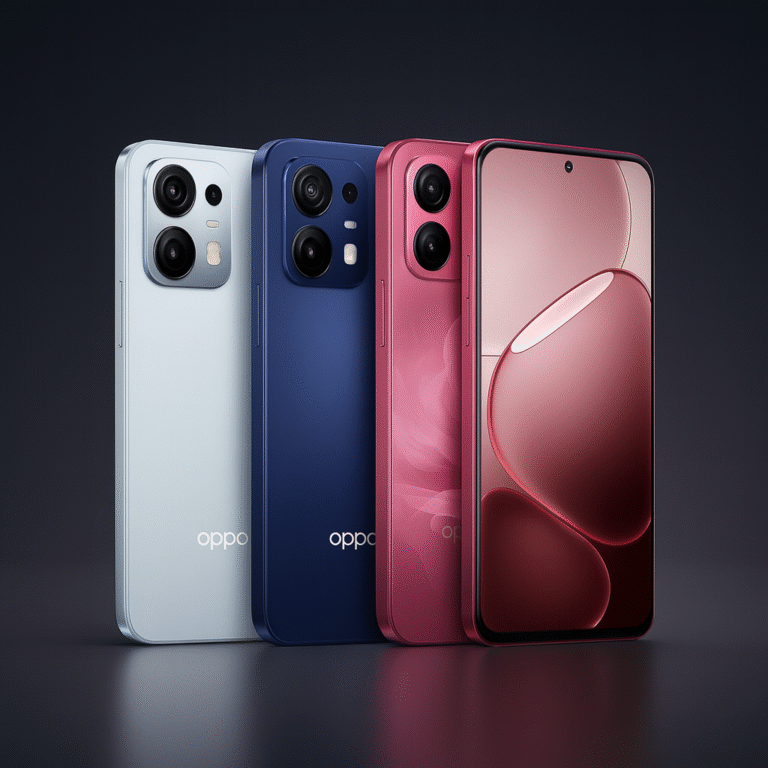 Oppo F31 5G 3D Render Look – Premium Slim Design, Triple Camera, and Stylish Color Variants