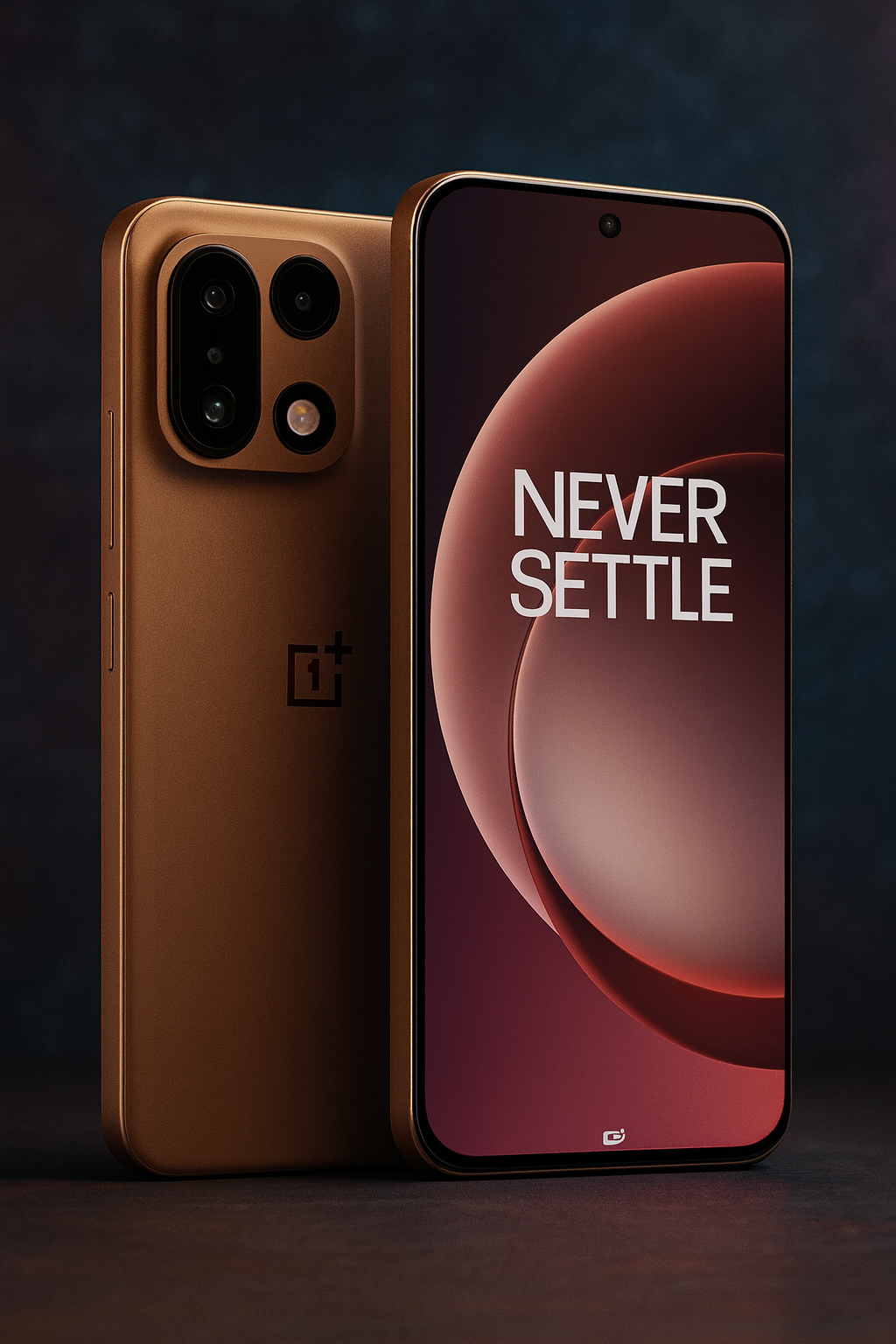 OnePlus 15 smartphone with triple camera setup