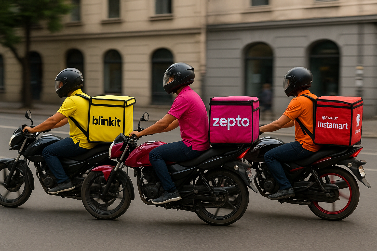 Blinkit vs Zepto vs Instamart – The Battle for Speed and Convenience.