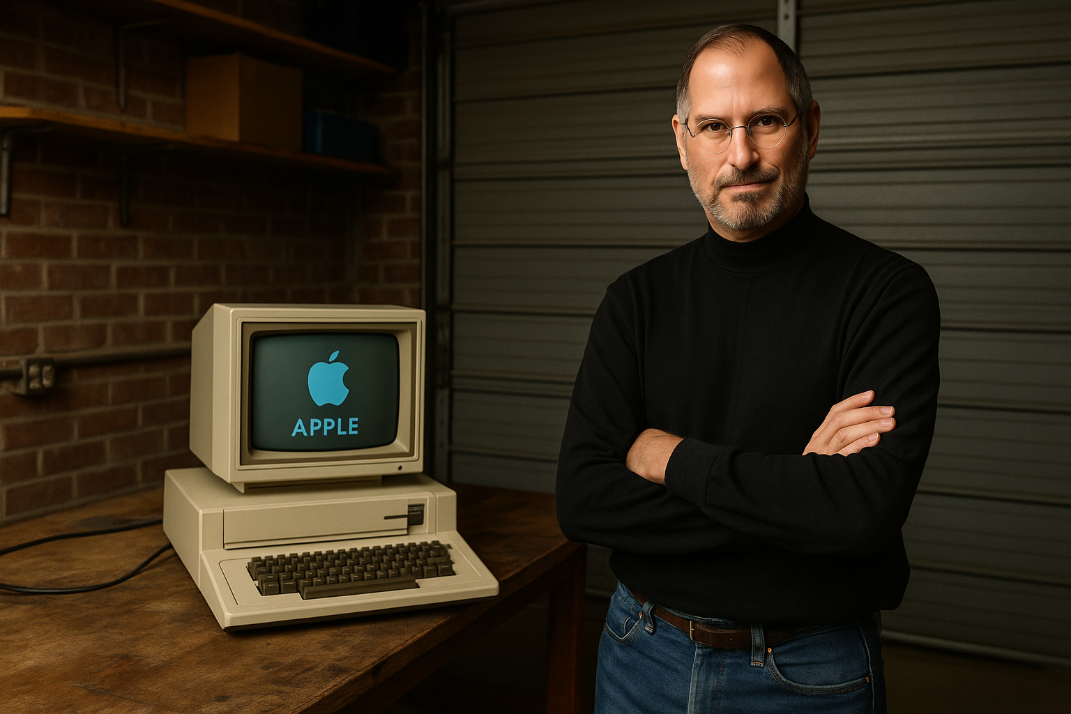 Steve Jobs Apple success story, building Apple from a garage to a global technology company.