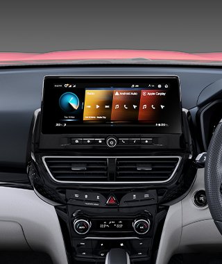 twin screen infotainment + digital cluster