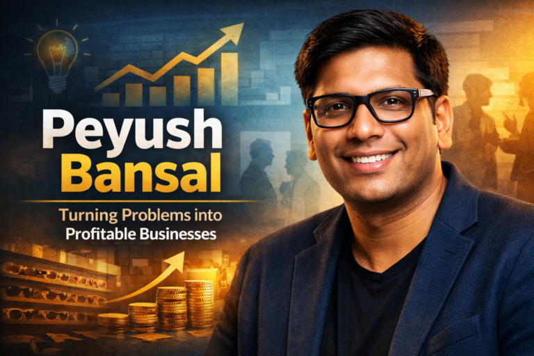 Peyush Bansal business portrait representing entrepreneurial growth and profitable problem-solving mindset