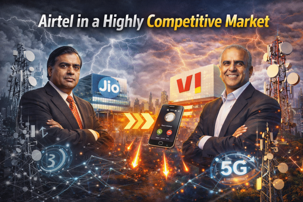 Airtel in India’s competitive telecom market